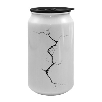 Cracked, Κούπα ταξιδιού μεταλλική με καπάκι (tin-can) 500ml