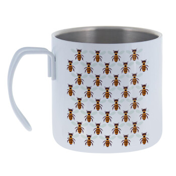 Bee, Mug Stainless steel double wall 400ml