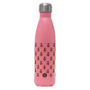 Metal mug thermos Pink Mat (Stainless steel), double wall, 500ml