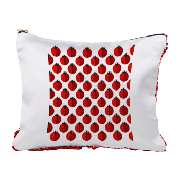 Coccinella, Red sequin cosmetic bag