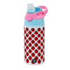 Children's hot water bottle, stainless steel, with safety straw, Pink/BlueCiel (360ml) BPA FREE