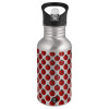 Metallic Silver with straw (500ml)