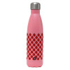 Metal mug thermos Pink Mat (Stainless steel), double wall, 500ml