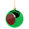 Green Christmas tree ornament ball 8cm