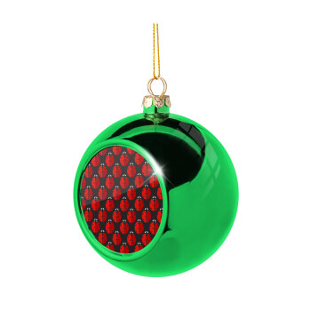 Coccinella, Χριστουγεννιάτικη μπάλα δένδρου Πράσινη 8cm