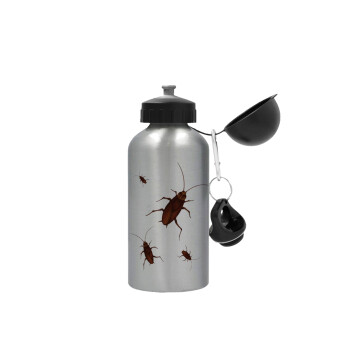 Blattodea, Metallic water jug, Silver, aluminum 500ml