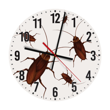 Κατσαρίδα, Ρολόι τοίχου ξύλινο (30cm)
