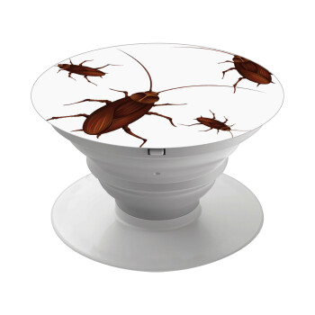 Blattodea, Phone Holders Stand  White Hand-held Mobile Phone Holder