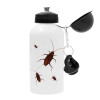 Metal water bottle, White, aluminum 500ml