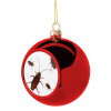 Christmas tree ball Red 8cm