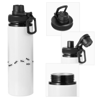 Ants, Metal water bottle with safety cap, aluminum 850ml