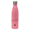 Metal mug thermos Pink Mat (Stainless steel), double wall, 500ml