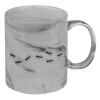 Mug ceramic marble style, 330ml