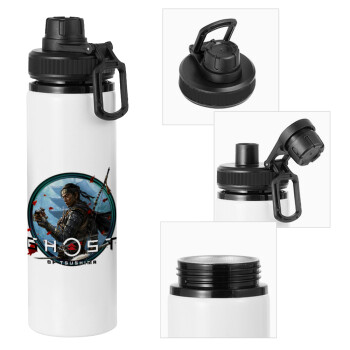 Ghost of Tsushima, Metal water bottle with safety cap, aluminum 850ml