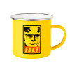 Yellow Enamel Metallic Cup 360ml