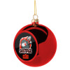 Christmas tree ball Red 8cm