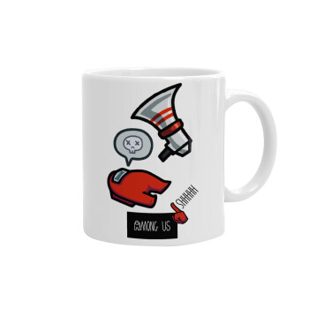 Among US Shhhh!!!, Ceramic coffee mug, 330ml (1pcs)