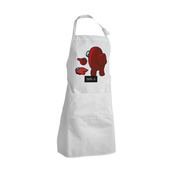 Among US i am impostor..., Adult Chef Apron (with sliders and 2 pockets)