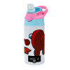 Children's hot water bottle, stainless steel, with safety straw, Pink/BlueCiel (360ml) BPA FREE