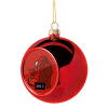 Christmas tree ball Red 8cm