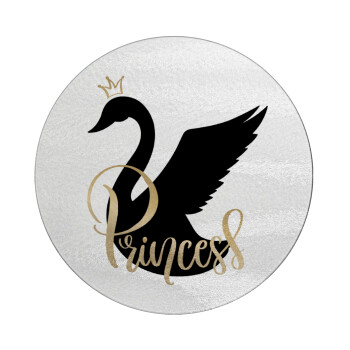 Swan Princess, Επιφάνεια κοπής γυάλινη στρογγυλή (30cm)