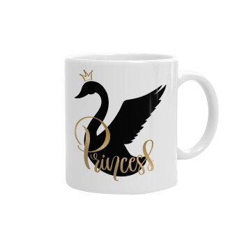 Swan Princess, Ceramic coffee mug, 330ml (1pcs)