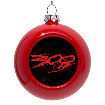 Οι 300 της Σπάρτης, Red Christmas tree ornament bauble 8cm