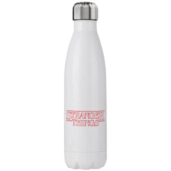 Stranger Things Logo, Stainless steel, double-walled, 750ml