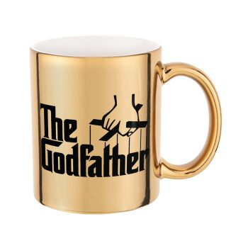 The Godfather, Κούπα κεραμική, χρυσή καθρέπτης, 330ml