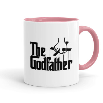 The Godfather, Κούπα χρωματιστή ροζ, κεραμική, 330ml