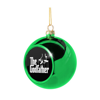 The Godfather, Green Christmas tree ornament ball 8cm