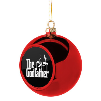 The Godfather, Christmas tree ball Red 8cm