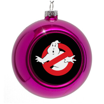 The Ghostbusters, Purple Christmas tree ornament bauble 8cm