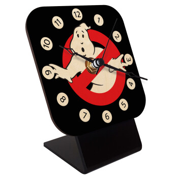 The Ghostbusters, Quartz Table clock in natural wood (10cm)