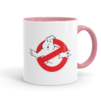 The Ghostbusters, Κούπα χρωματιστή ροζ, κεραμική, 330ml