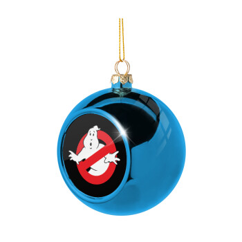 The Ghostbusters, Blue Christmas tree ball ornament 8cm