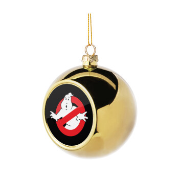 The Ghostbusters, Golden Christmas tree ball ornament 8cm