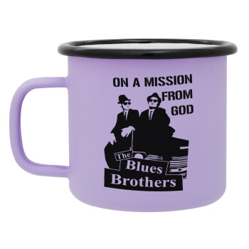Blues brothers on a mission from God, Κούπα Μεταλλική εμαγιέ ΜΑΤ Light Pastel Purple 360ml