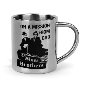 Blues brothers on a mission from God, Mug Stainless steel double wall 300ml