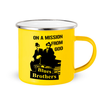 Blues brothers on a mission from God, Yellow Enamel Metallic Cup 360ml