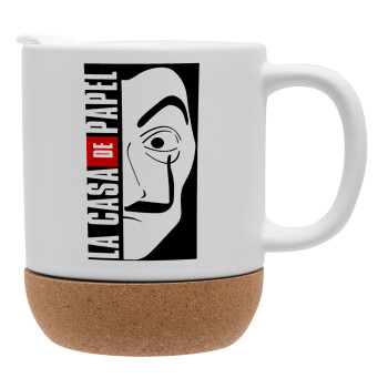 La casa de papel vertical, Ceramic coffee mug Cork (MAT), 330ml (1pcs)