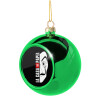 Green Christmas tree ornament ball 8cm