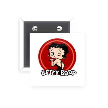 Betty Boop kiss, Κονκάρδα παραμάνα τετράγωνη 5x5cm