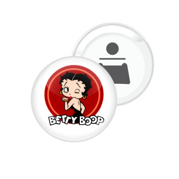 Betty Boop kiss, Μαγνητάκι και ανοιχτήρι μπύρας στρογγυλό διάστασης 5,9cm