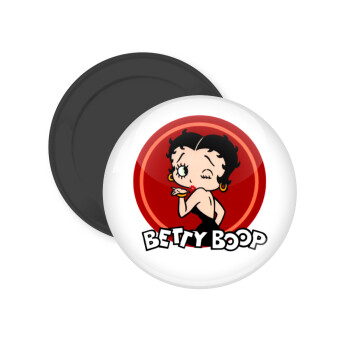 Betty Boop kiss, Μαγνητάκι ψυγείου στρογγυλό διάστασης 5cm