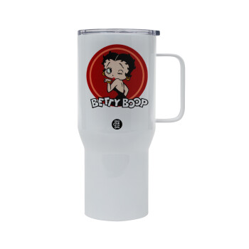 Betty Boop kiss, Mega Stainless steel Tumbler with lid, double wall 750L