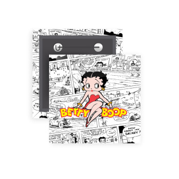 Betty Boop, Κονκάρδα παραμάνα τετράγωνη 5x5cm