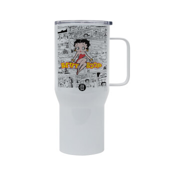 Betty Boop, Mega Stainless steel Tumbler with lid, double wall 750L