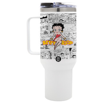 Betty Boop, Mega Tumbler με καπάκι, διπλού τοιχώματος (θερμό) 1,2L