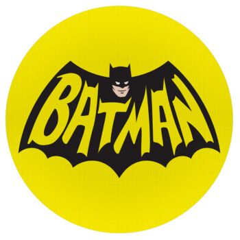Batman classic logo, Mousepad Round 20cm